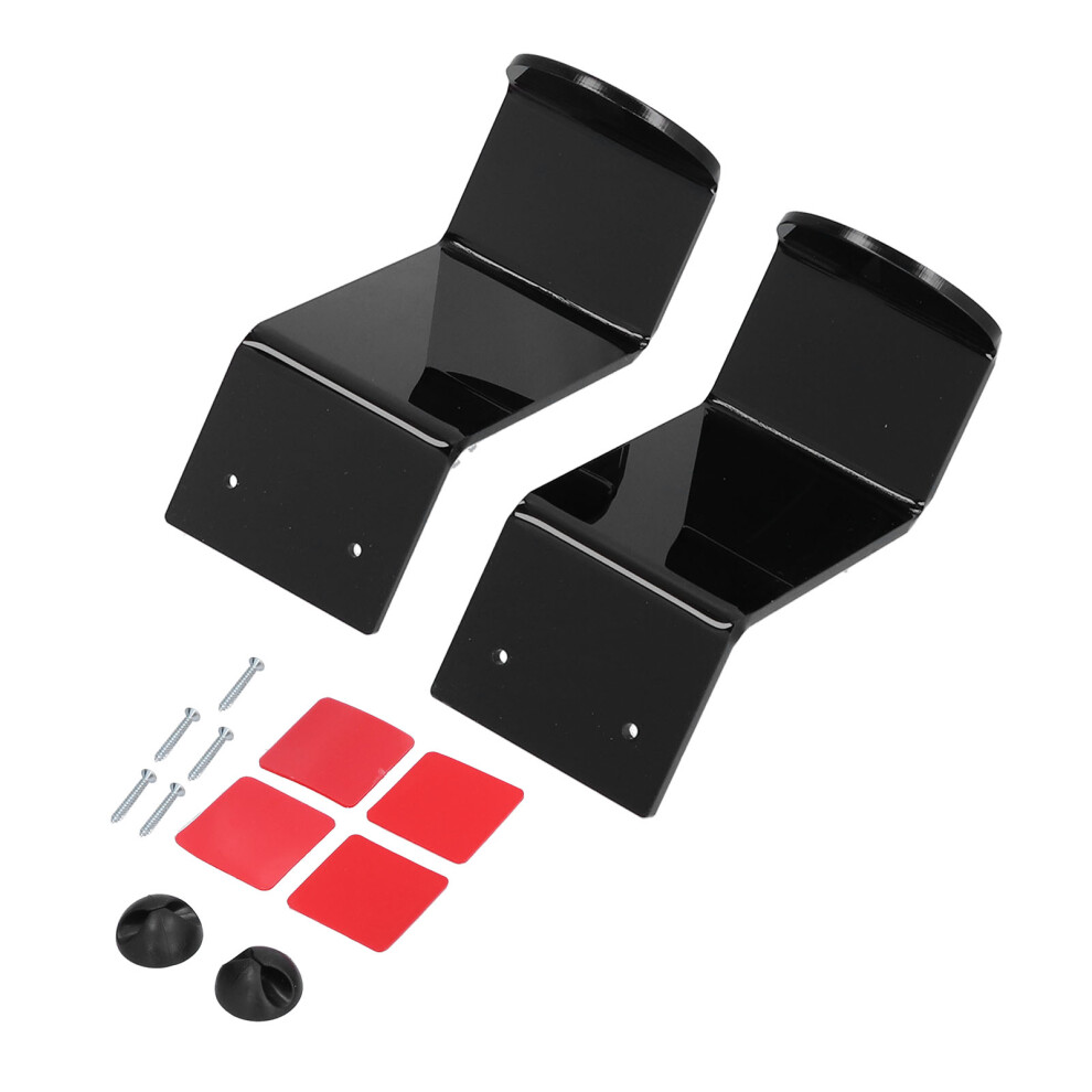 2Pcs Earphone Holder Headphone Stand Desktop Hanger Bracket Black 685922889232