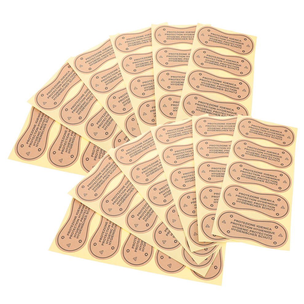 Solustre 100Pcs Adhesive Swimsuit Liner Stickers For Underwear Lingerie