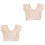 2 Count Sweatproof Underarm Pads Hyperhidrosis Treatment Armpits 3
