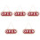 5Pcs Double-Sided Wood Open Closed Door Sign 5
