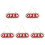 5Pcs Double-Sided Wood Open Closed Door Sign 4