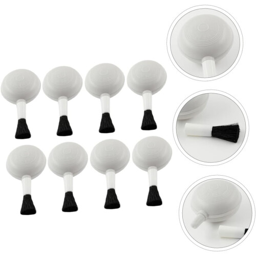 Camera Cleaning Accessory 8-Piece Air-Compressed Dust Brushes For Lenses And Keyboards - Electronics Compatible, Durable 1