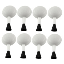 Camera Cleaning Accessory 8-Piece Air-Compressed Dust Brushes For Lenses And Keyboards - Electronics Compatible, Durable