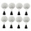 Camera Cleaning Accessory 8-Piece Air-Compressed Dust Brushes For Lenses And Keyboards - Electronics Compatible, Durable 1