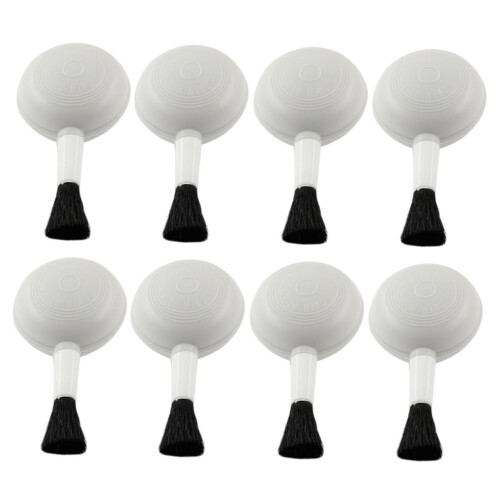 Camera Cleaning Accessory 8-Piece Air-Compressed Dust Brushes For Lenses And Keyboards - Electronics Compatible, Durable
