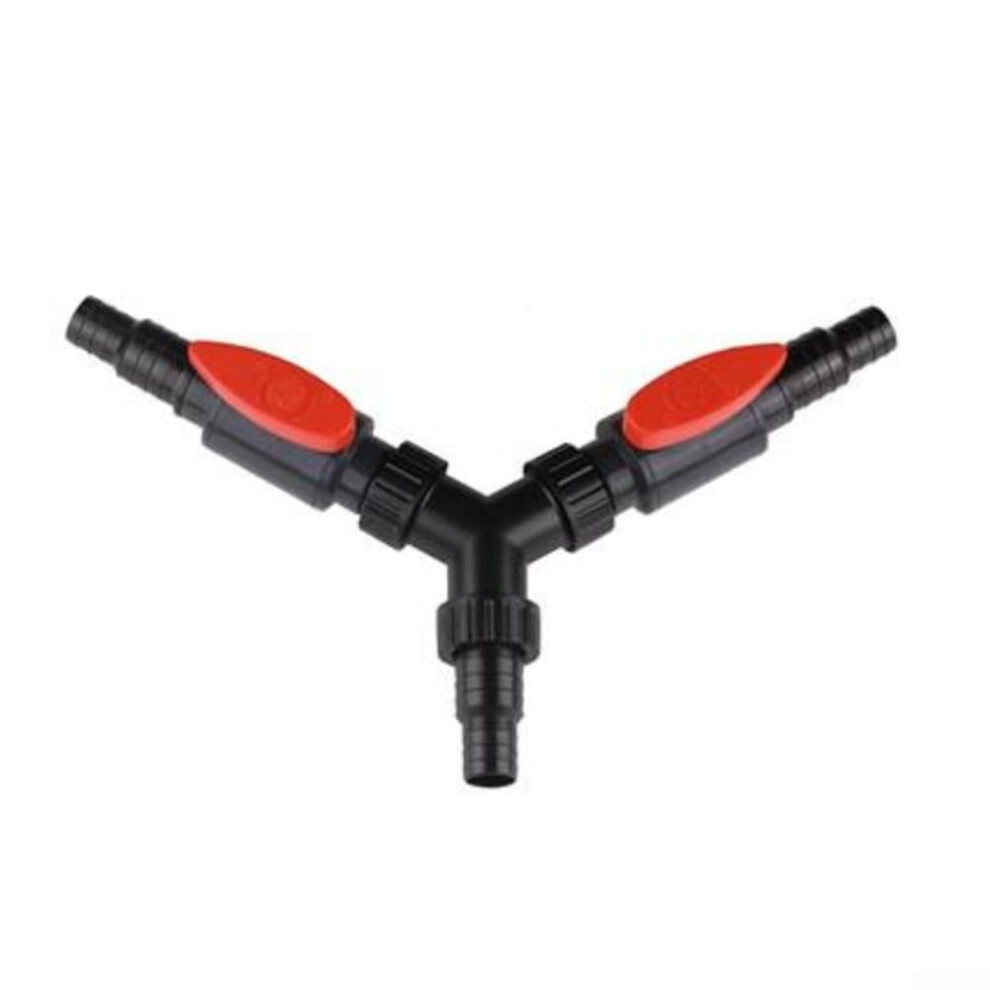 3 Way Y Distributor Valve For Water Pipes, Pond Pump Adapter, Leak Proof Type B Plumbing Fitting 9393856148721