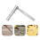 2Pcs Replacement Fireplace Door Handle With Heat Resistant Grip 11
