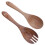 4 Sets Wood Salad Servers For Salad Pasta Dessert Non Scratch 1