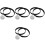8 Pcs Reusable Garden Path Paving Crescent Molds Brick Stone Tool 8
