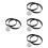 8 Pcs Reusable Garden Path Paving Crescent Molds Brick Stone Tool 11