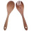 4 Sets Wood Salad Servers For Salad Pasta Dessert Non Scratch 3