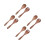 4 Sets Wood Salad Servers For Salad Pasta Dessert Non Scratch 10