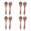 4 Sets Wood Salad Servers For Salad Pasta Dessert Non Scratch 6