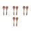4 Sets Wood Salad Servers For Salad Pasta Dessert Non Scratch 5