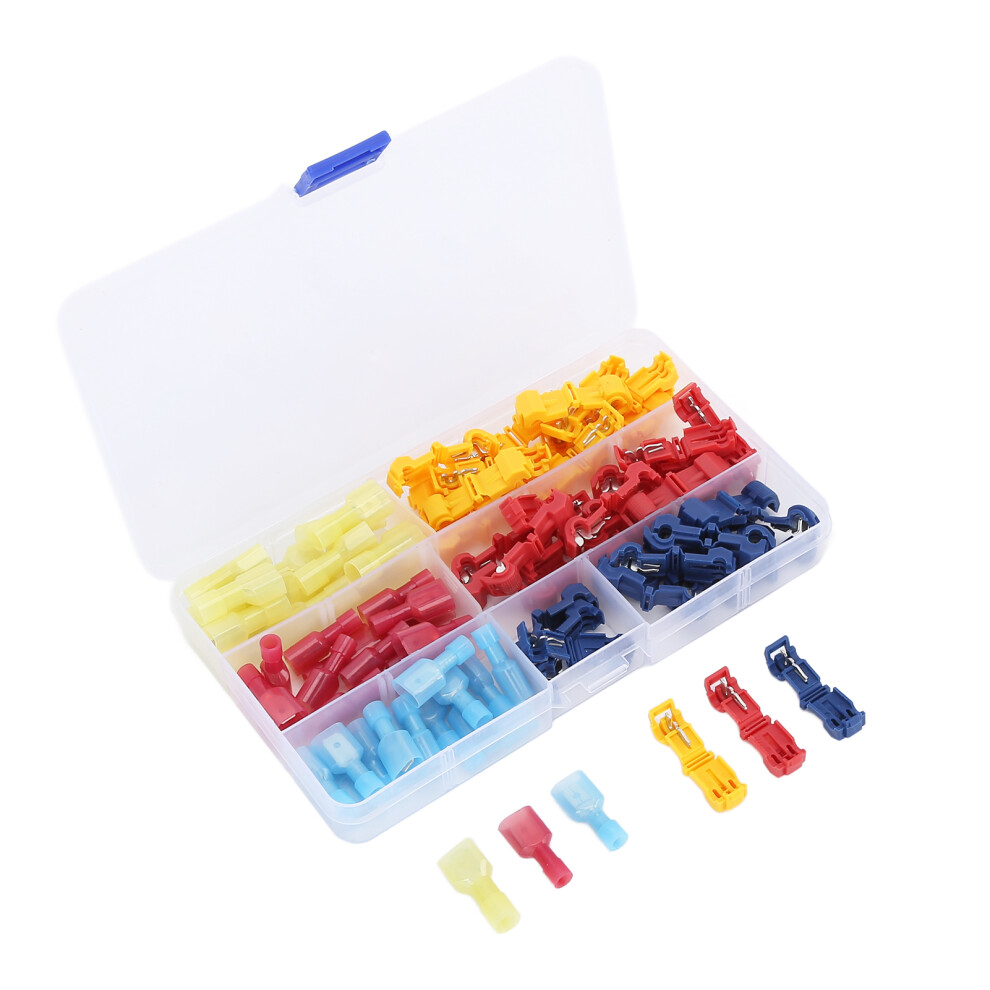 Quick Electrical Cable Connectors Snap Splice Wire Terminal Crimp 685922890979