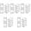 5 Plates For Interior Doors Back Reinforcement Holder 3