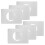 5 Plates For Interior Doors Back Reinforcement Holder 11