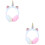 2pcs Unicorn Earmuffs Colorful Accessories Plush Child 9