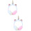 2pcs Unicorn Earmuffs Colorful Accessories Plush Child 10