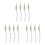 12 Pcs Professional Fish Traps Wear-Resistant Convenient Mesh 8