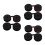 6 Pcs Universal Typewriter Ribbon Twin Spool Pack For Most Typewriters 8
