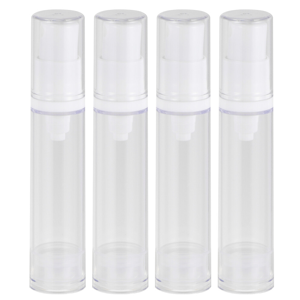 Set Of 2 Travel Size Makeup Containers Empty Airless Pump Bottle-image-OPC-PKY72FF-NEW