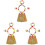 3 Sets Beach Themed Party Decorations Seaside Decorative Straw Skirt 4