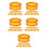 50 Pcs Silicone Finger Protector Rings For Grooming Shears Scissors Yellow 9