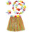 3 Sets Beach Themed Party Decorations Seaside Decorative Straw Skirt 3