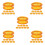 50 Pcs Silicone Finger Protector Rings For Grooming Shears Scissors Yellow 5