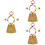 3 Sets Beach Themed Party Decorations Seaside Decorative Straw Skirt 8