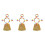 3 Sets Beach Themed Party Decorations Seaside Decorative Straw Skirt 6