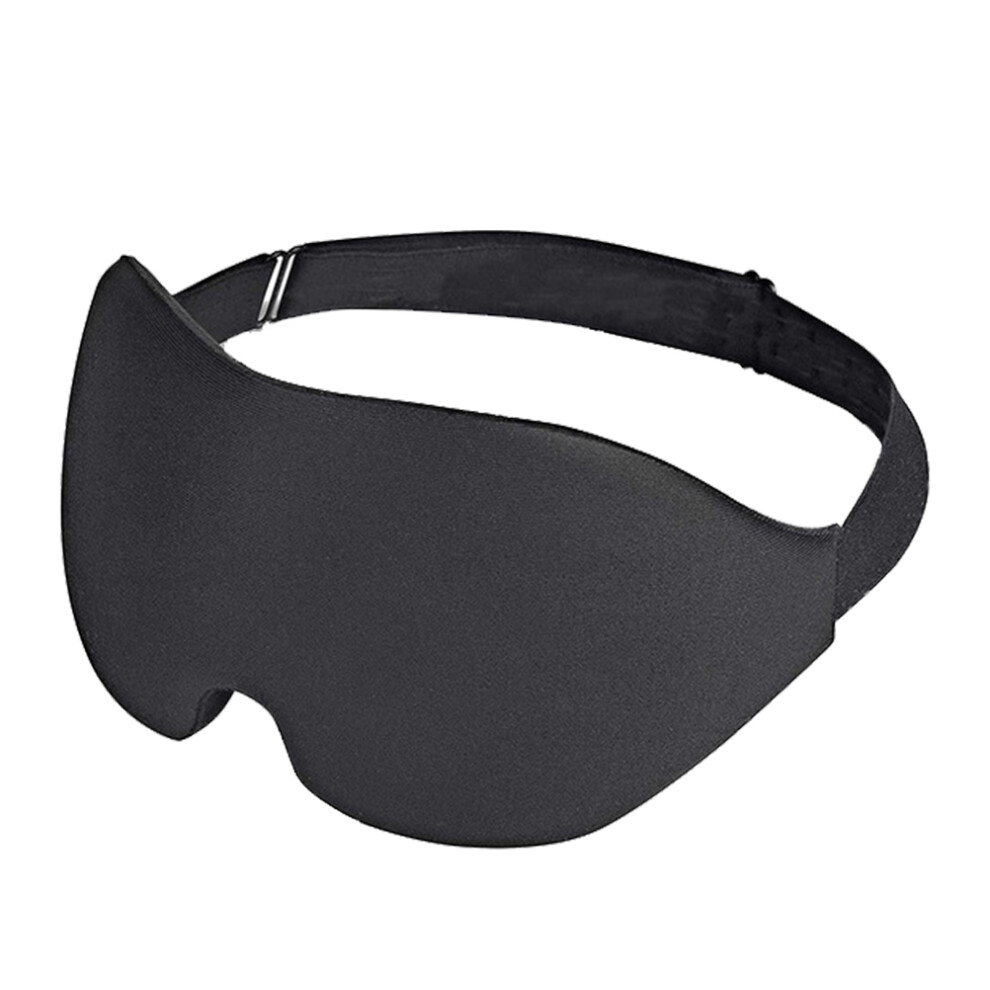 Iplusmile Black 2Pcs Comfortable Sleeping Eye Shade 3D Mask For Better Sleep