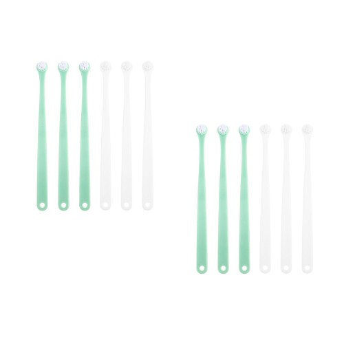 12 Pcs Household Kitten Toothbrushes Portable Dog Toothbrushes 1