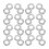 120 Pcs 8 Shaped Tabletop Fastener Figure Buckle Connector 9