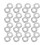 120 Pcs 8 Shaped Tabletop Fastener Figure Buckle Connector 7