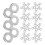 120 Pcs 8 Shaped Tabletop Fastener Figure Buckle Connector 11