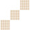 60 Pcs Wooden Taekwondo Breaking Boards For Performance (Khaki) 8