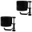 2Pcs Aluminum Alloy Rotating Headphone Stand With Cup Holder 5