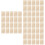 60 Pcs Wooden Taekwondo Breaking Boards For Performance (Khaki) 9