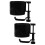 2Pcs Aluminum Alloy Rotating Headphone Stand With Cup Holder 9