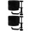 2Pcs Aluminum Alloy Rotating Headphone Stand With Cup Holder 7