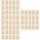 60 Pcs Wooden Taekwondo Breaking Boards For Performance (Khaki) 10