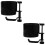2Pcs Aluminum Alloy Rotating Headphone Stand With Cup Holder 8