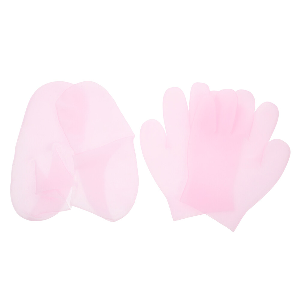 2 Pairs Gel Moisturizing Socks and Gloves Set for Hand Foot Care-image-OPC-PKY72QH-NEW