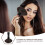 Fan Shape Nylon Bristles Makeup Brush Acrylic Handle 4