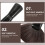 Fan Shape Nylon Bristles Makeup Brush Acrylic Handle 7