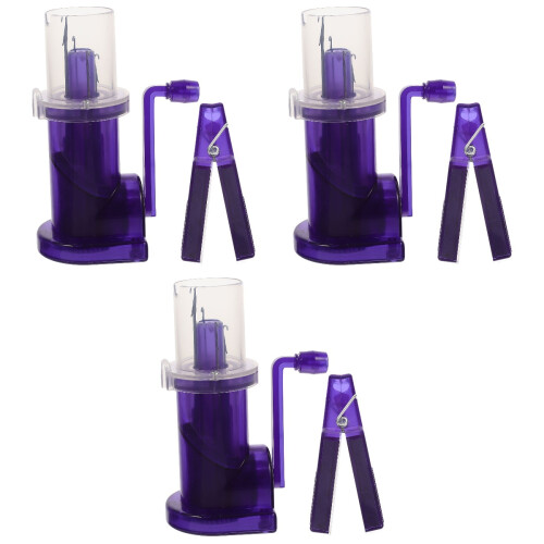 3 Sets Knitting Rotation Rotating Machine And Crochet Accessories 2