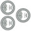 3Pcs Turntable Strobe Disc For Calibration 9