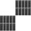 2 Pack Italian Keyboard Stickers Student Computer Cover Decoration 3